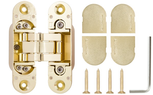 Петля Armadillo (Армадилло) скрытой установки U3D6000 SG (11160UN3D) мат. золото 