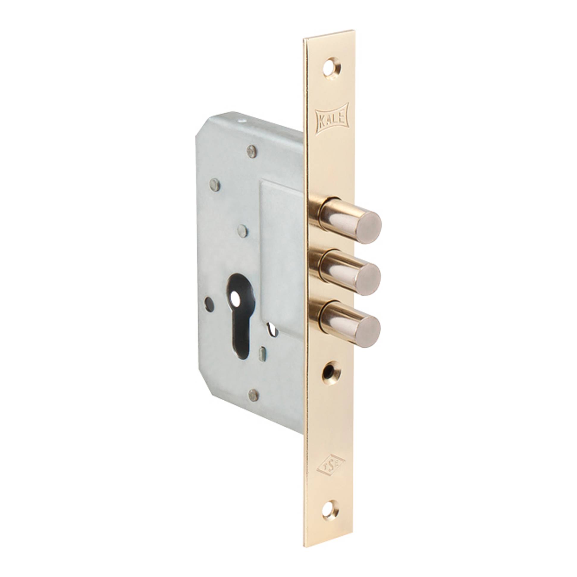 Корпус Kale kilit (Кале килит) врезного замка 189/3M (45 mm) w/b (латунь) 