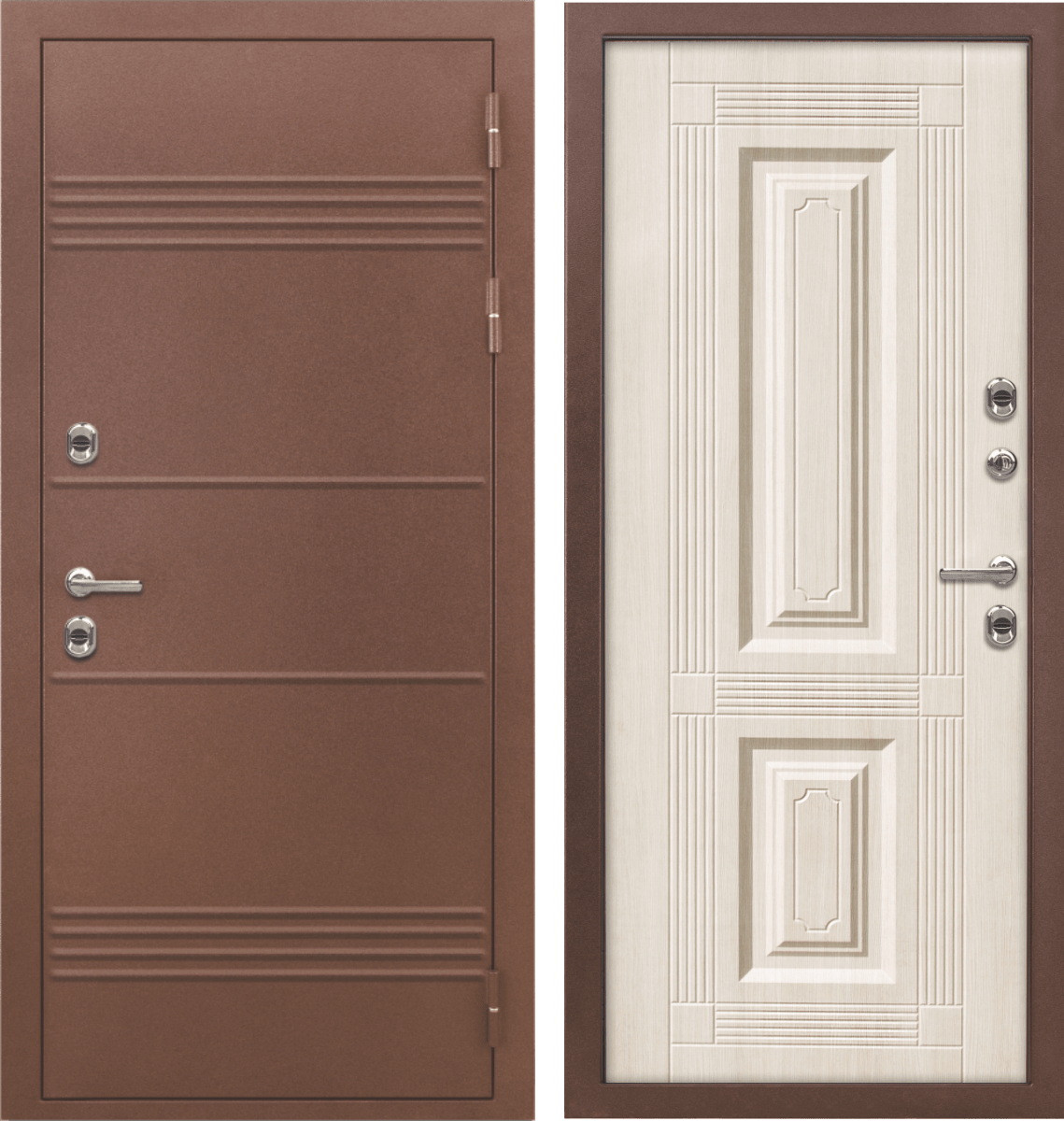 Тайгер ТЕРМО / Антик медь - кремовая листенница