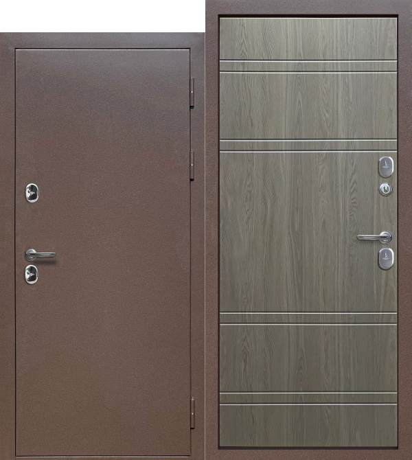 Термо Букле Шоколад/Астана Базальт (Сонома Грей) 