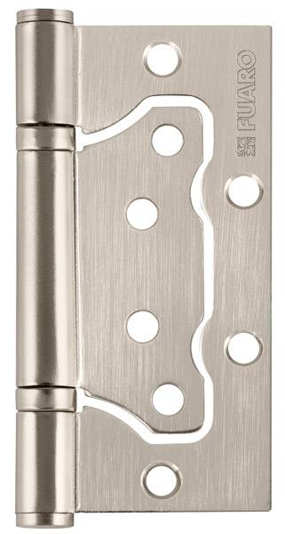 Петля Fuaro (Фуаро) универсальная без врезки IN4500W SN (500-2BB 100x2,5) мат. никель 