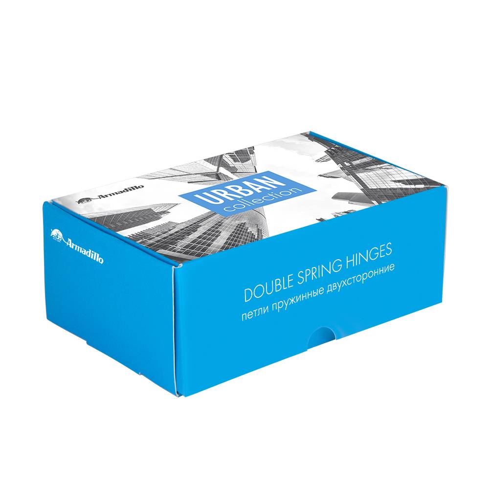 Петля Armadillo (Армадилло) пружинная Aldeghi ALH.125.5 BL черный 