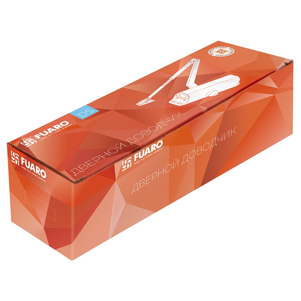 Доводчик Fuaro (Фуаро) дверной DC20-2 (DC-202) BR до 45 кг (коричневый) 