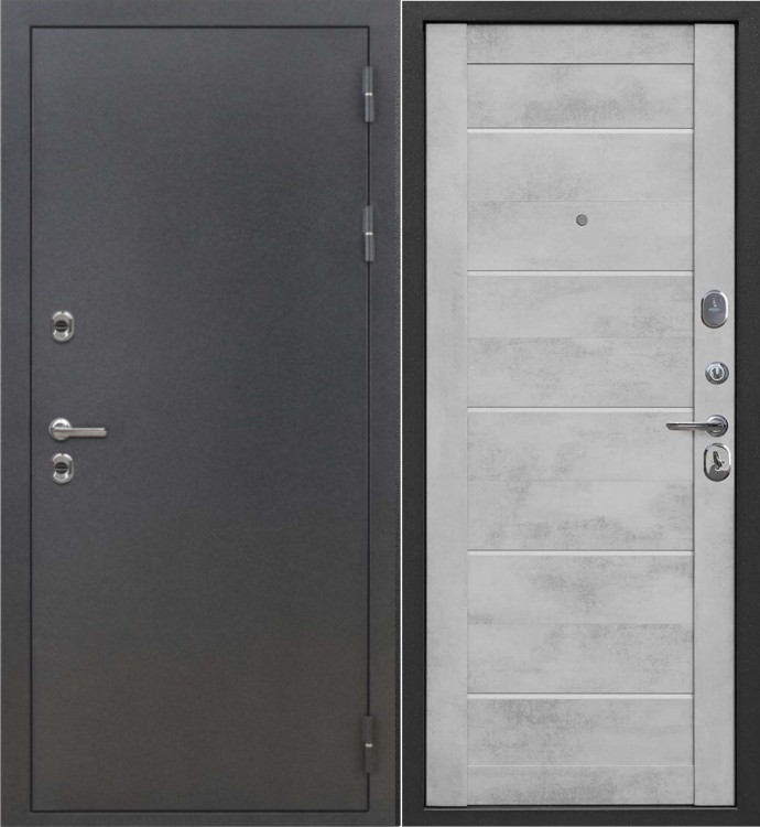 Термо Царга Антик серебро/Бетон снежный