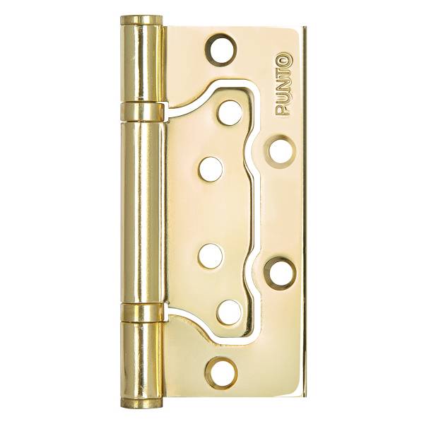 Петля Punto (Пунто) универсальная без врезки IN4200W PB (200-2B 100x2,5) латунь 