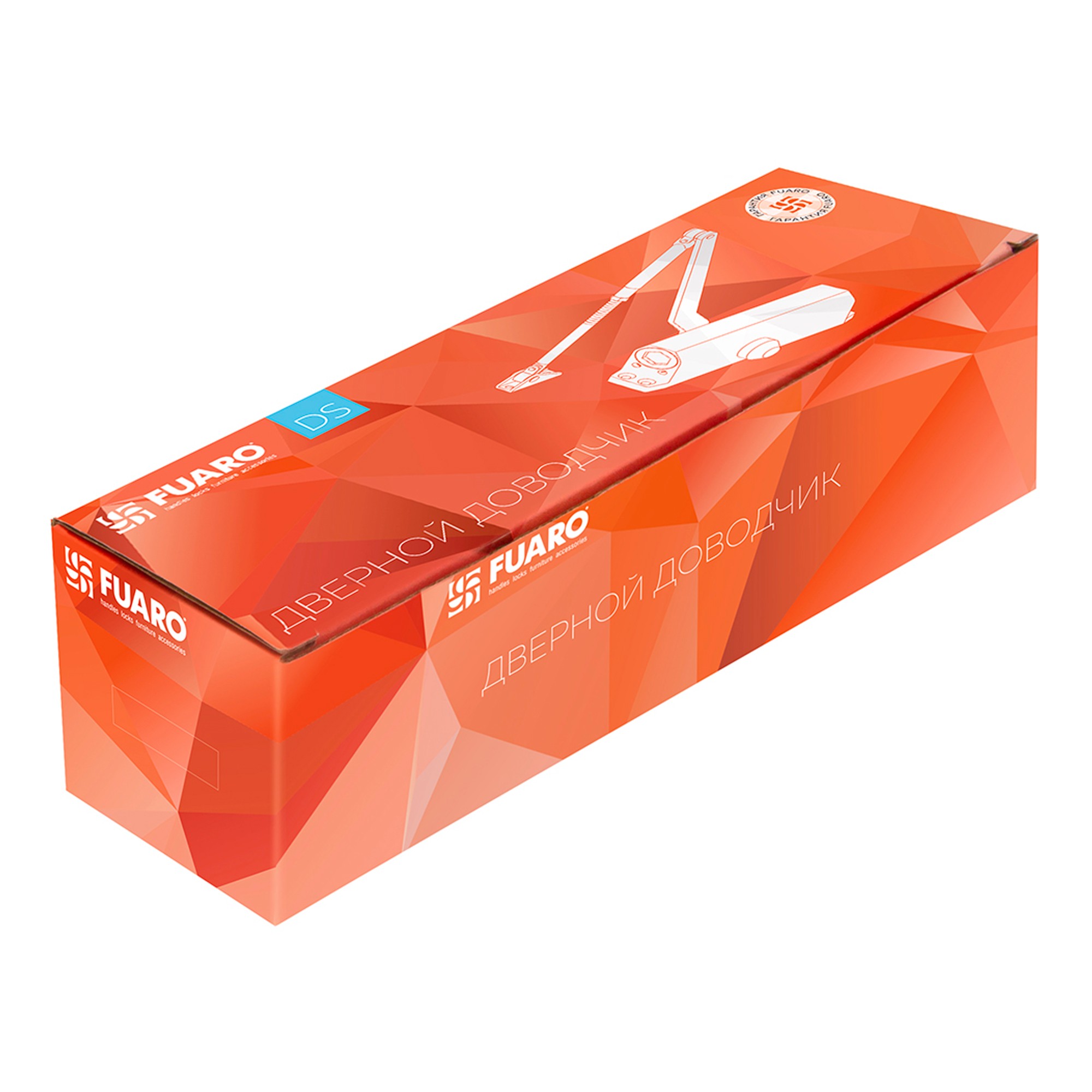 Доводчик Fuaro (Фуаро) дверной DC20-4 (DC-204) WH до 85 кг (белый) 