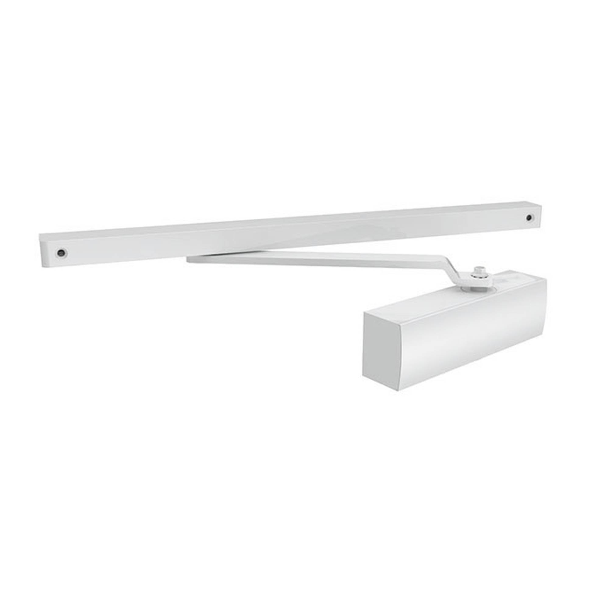 Доводчик Armadillo (Армадилло) дверной со скользящей тягой DCSLIDER85 (DCS-85) WH (белый) 