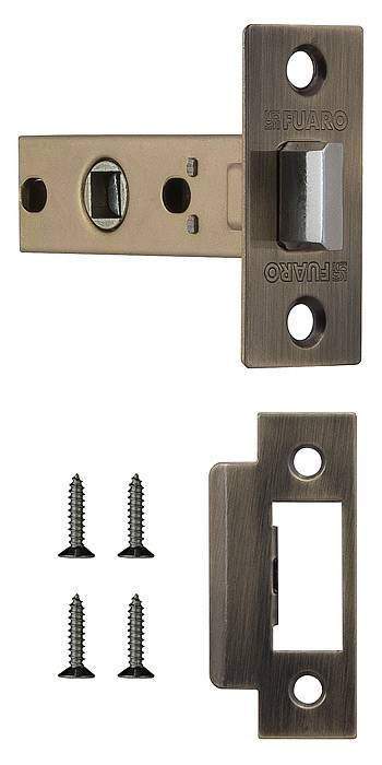 Защелка Fuaro (Фуаро) врезная METF12-45-25 (F12-45-25) AB бронза 