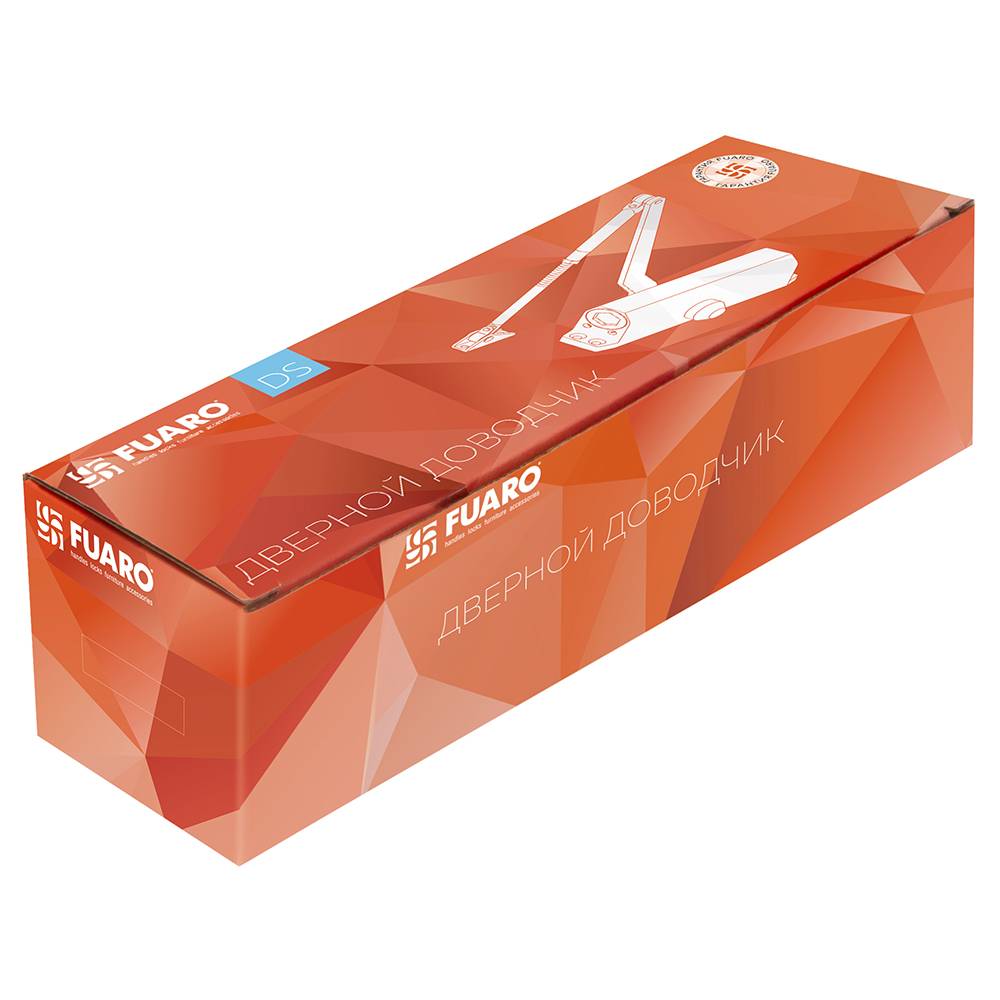 Доводчик Fuaro (Фуаро) дверной DC20-5 (DC-205) AL до 120 кг (алюминий) 