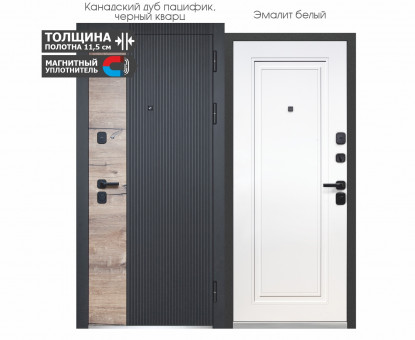 Luxor 2МДФ Дуб Вертикаль Нео