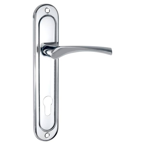 Ручка Punto (Пунто) на планке HANDLE90.CRONA.18-85 (P90 8518 CRONA) СP хром 