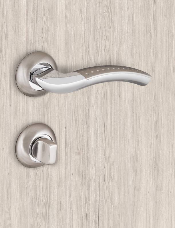 Ручка Fuaro (Фуаро) раздельная R.RM54.INTRO (INTRO RM) SN/CP-3 матовый никель/хром 