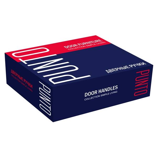 Ручка Punto (Пунто) раздельная K.QR52.VESTA (VESTA QR) SN/CP-3 матовый никель/хром 