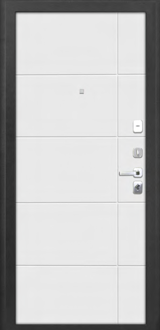 Тайгер КВАДРО / Антик Серебро - белый матовый